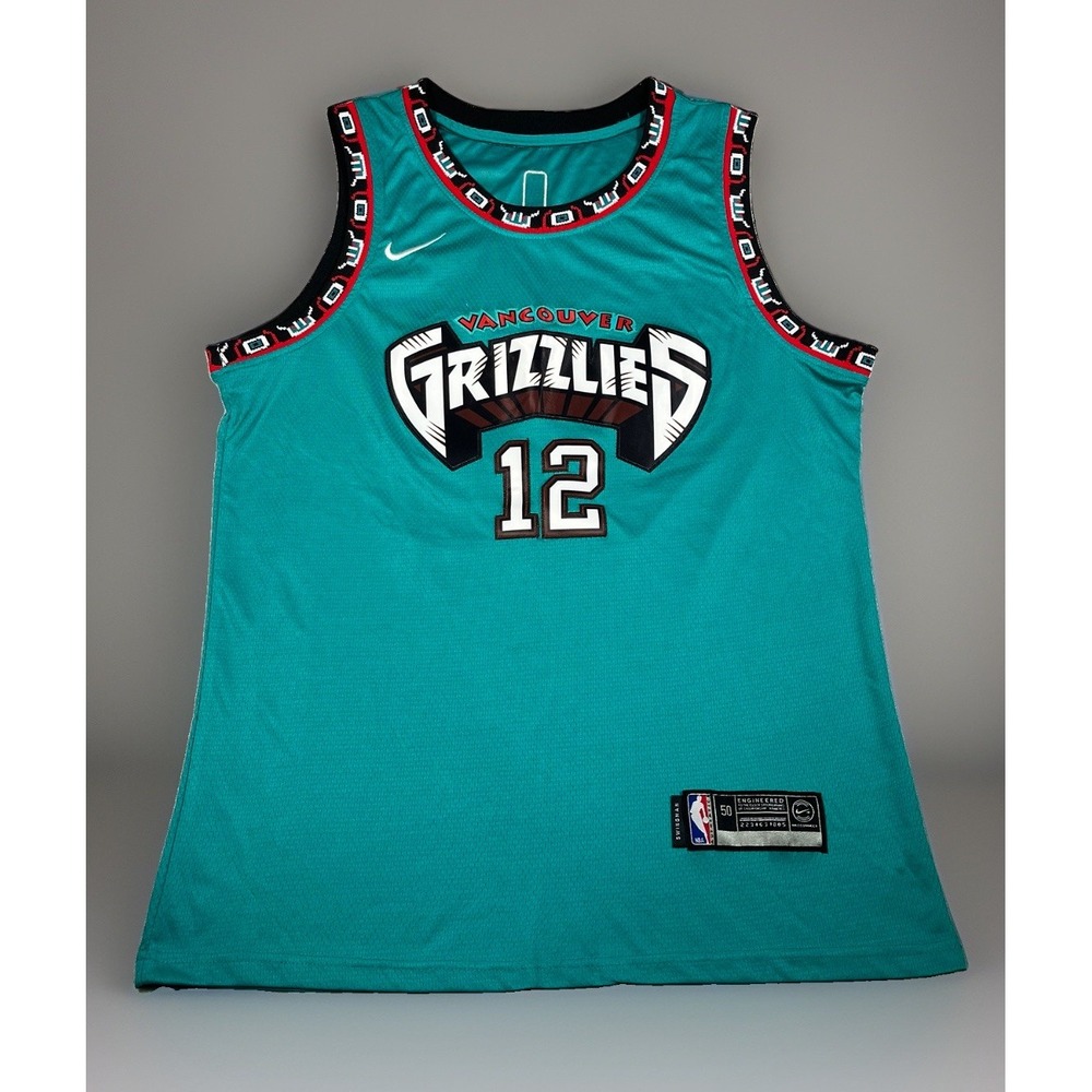Nike Ja Morant Memphis Grizzlies Vancouver Throwback Jersey Mens 50 Large Teal